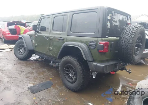 2021 Jeep Wrangler Unlimited Rubicon 4X4 from USA, damaged, VIN 1C4JJXFG3MW845071